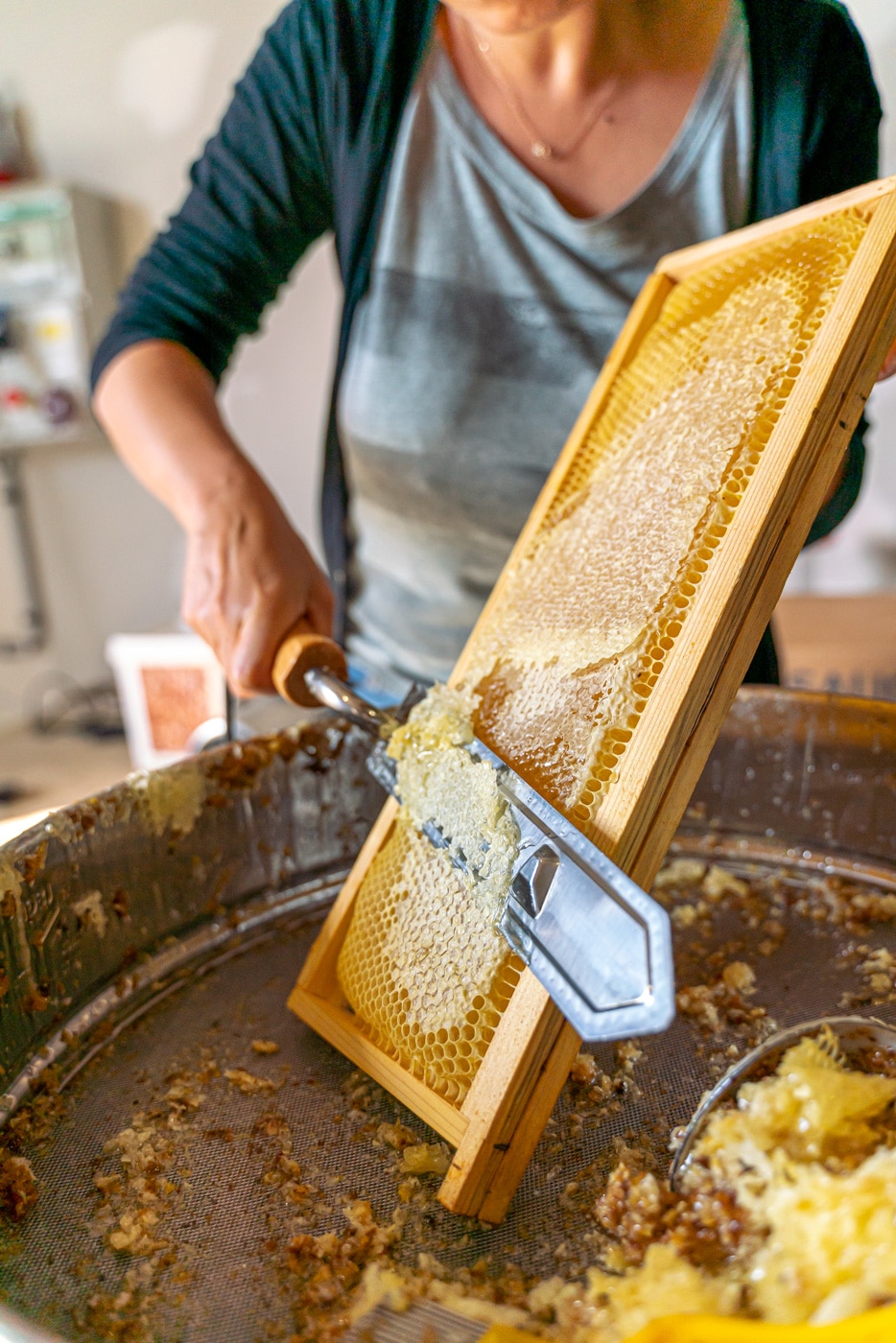 Le miel est en parti récolté dans le Vaucluse.