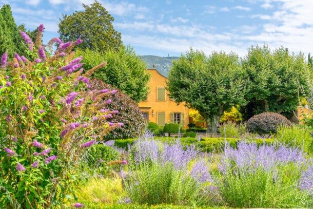 Jardin remarquable à Cucuron dans le Luberon en Provence