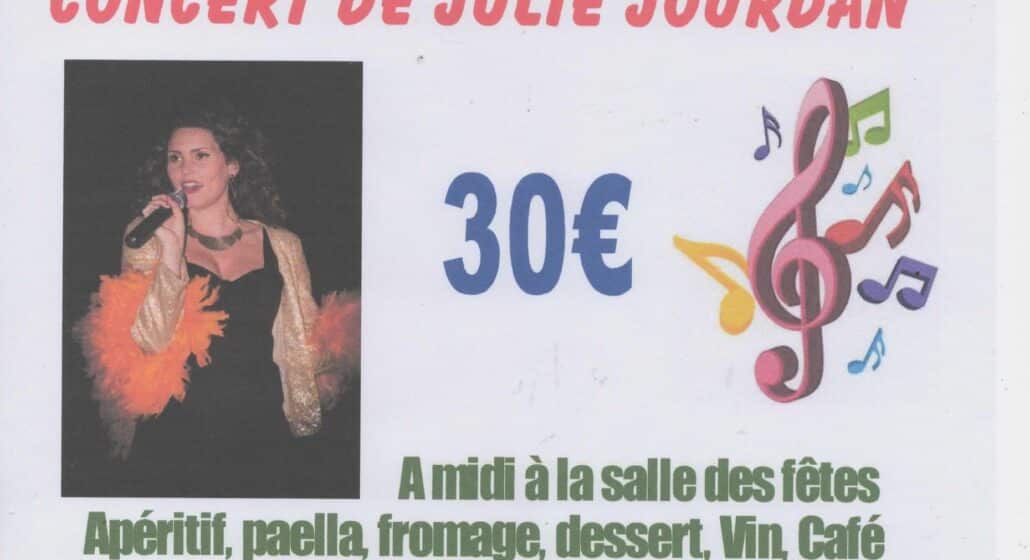 Repas paella – concert de Julie JOURDAN